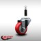 Service Caster 3'' SS Red Poly Wheel Swivel 7/8'' Expanding Stem Caster SCC-SSEX20S314-PPUB-RED-78 - alternate 2